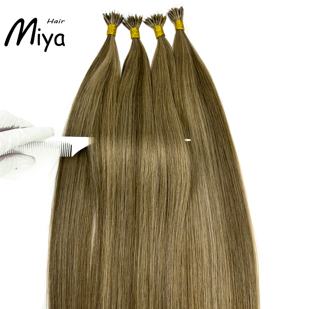 Mixed Nano Virgin Hair Nano Ring Hair Best Quality Double Drawn 100% Cuticle Aligned Human Hair From One Donor 16-30inch Nano Bead Hair Extensions Nano Hair
