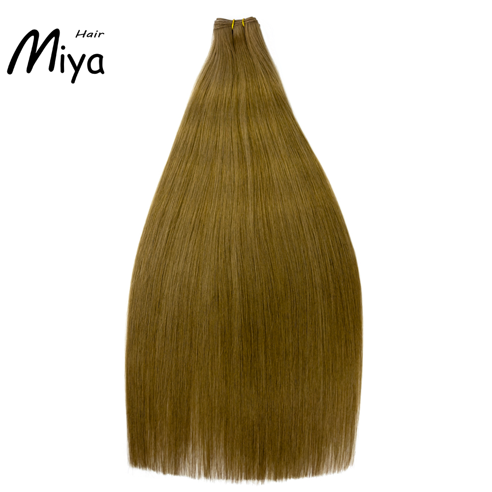 Light Brown Genius Weft From One Donor Virgin Hair Best Quality Double Drawn 100% Cuticle Aligned Human Hair Extensions 16-30inch Remy Hair Natural Hair