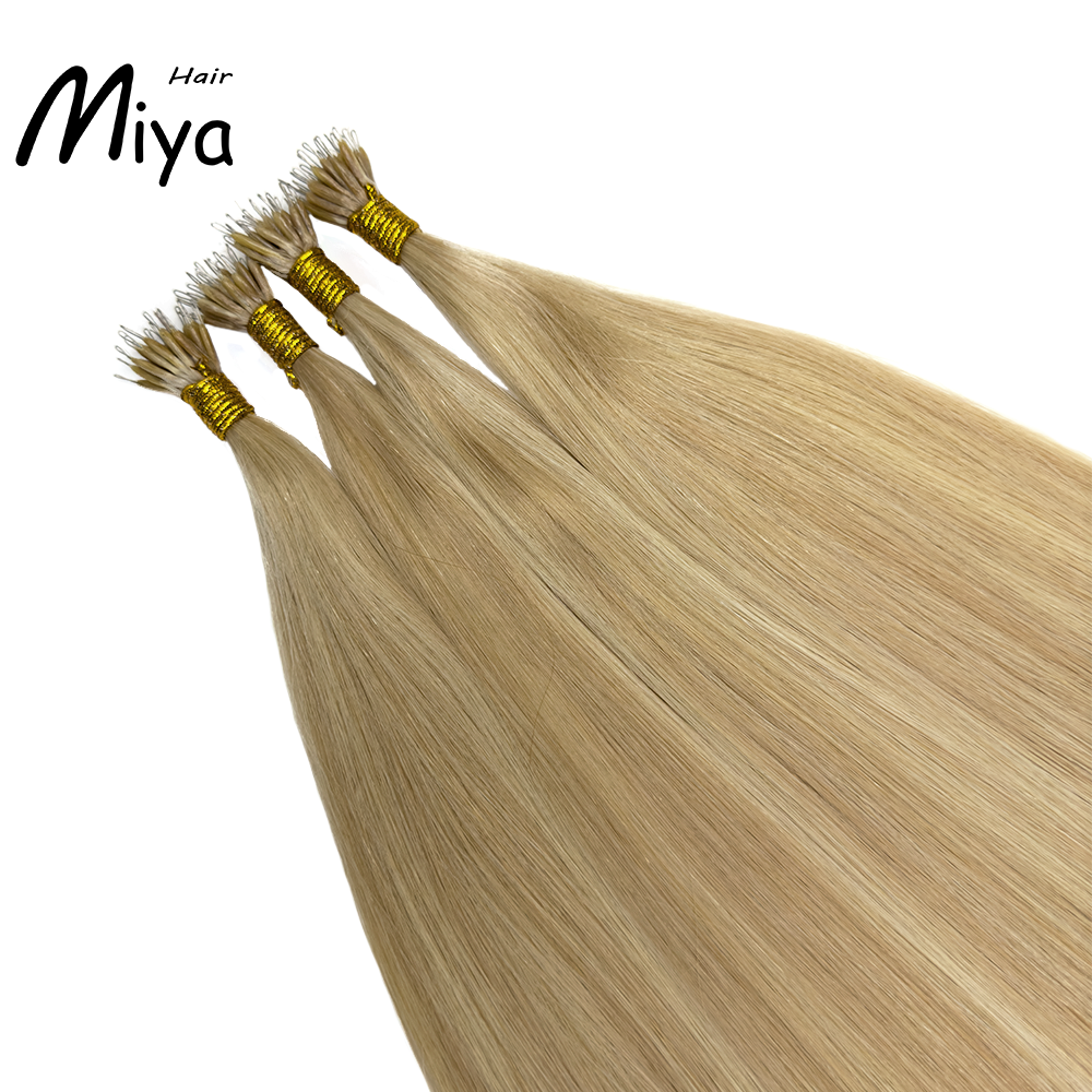 Piano Hair Highlight Virgin Hair Nano Ring Hair Best Quality Double Drawn 100% Cuticle Aligned Human Hair From One Donor 16-30inch Nano Bead Hair Extensions Nano Hair