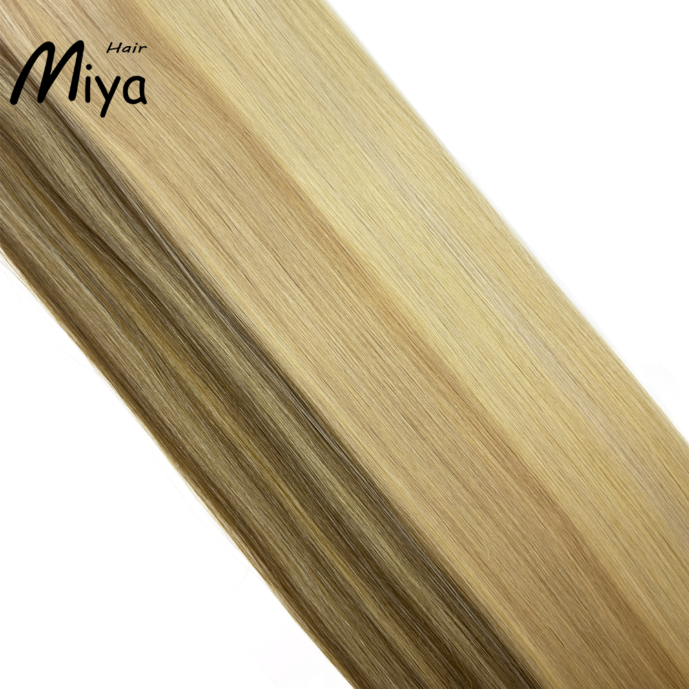 Piano Hair Highlight Hair Best Quality Double Drawn Genius Weft 100% Cuticle Aligned Human Hair From One Donor 18-24inch Hair Extensions