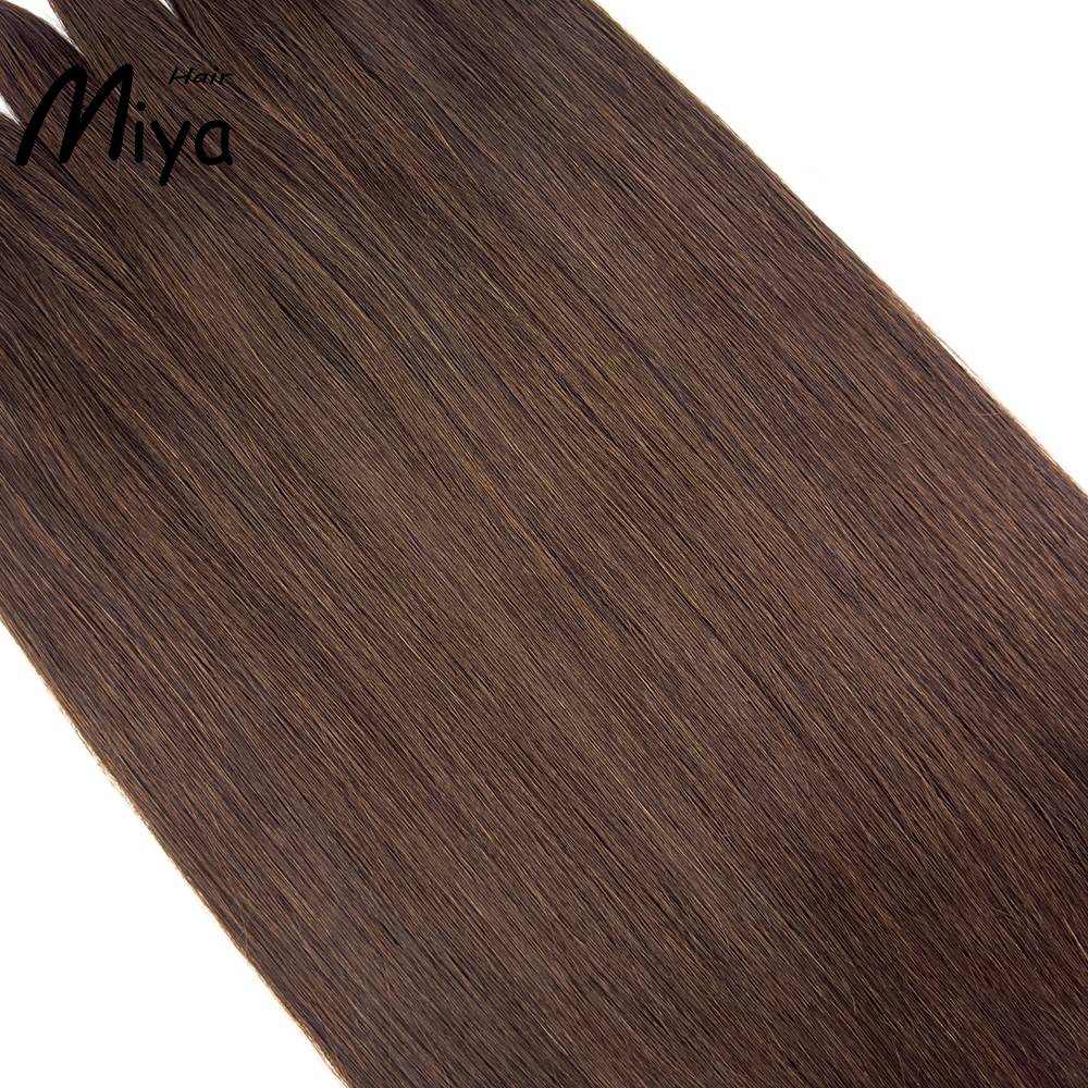 Chocolate Brown Hair #3 Dark Brown Extensions Virgin Hair Keratin Hair Best Quality Double Drawn 100% Cuticle Aligned Human Hair From One Donor 16-30inch Flat Tip Hair Unprocessed Hair