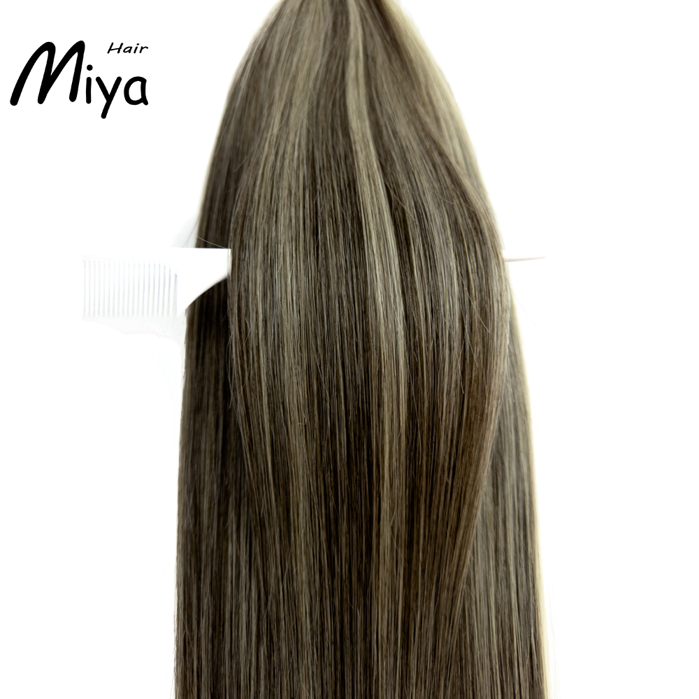 Piano Nano Highlight Virgin Hair Nano Ring Hair Best Quality Double Drawn 100% Cuticle Aligned Human Hair From One Donor 16-30inch Nano Bead Hair Extensions Nano Hair
