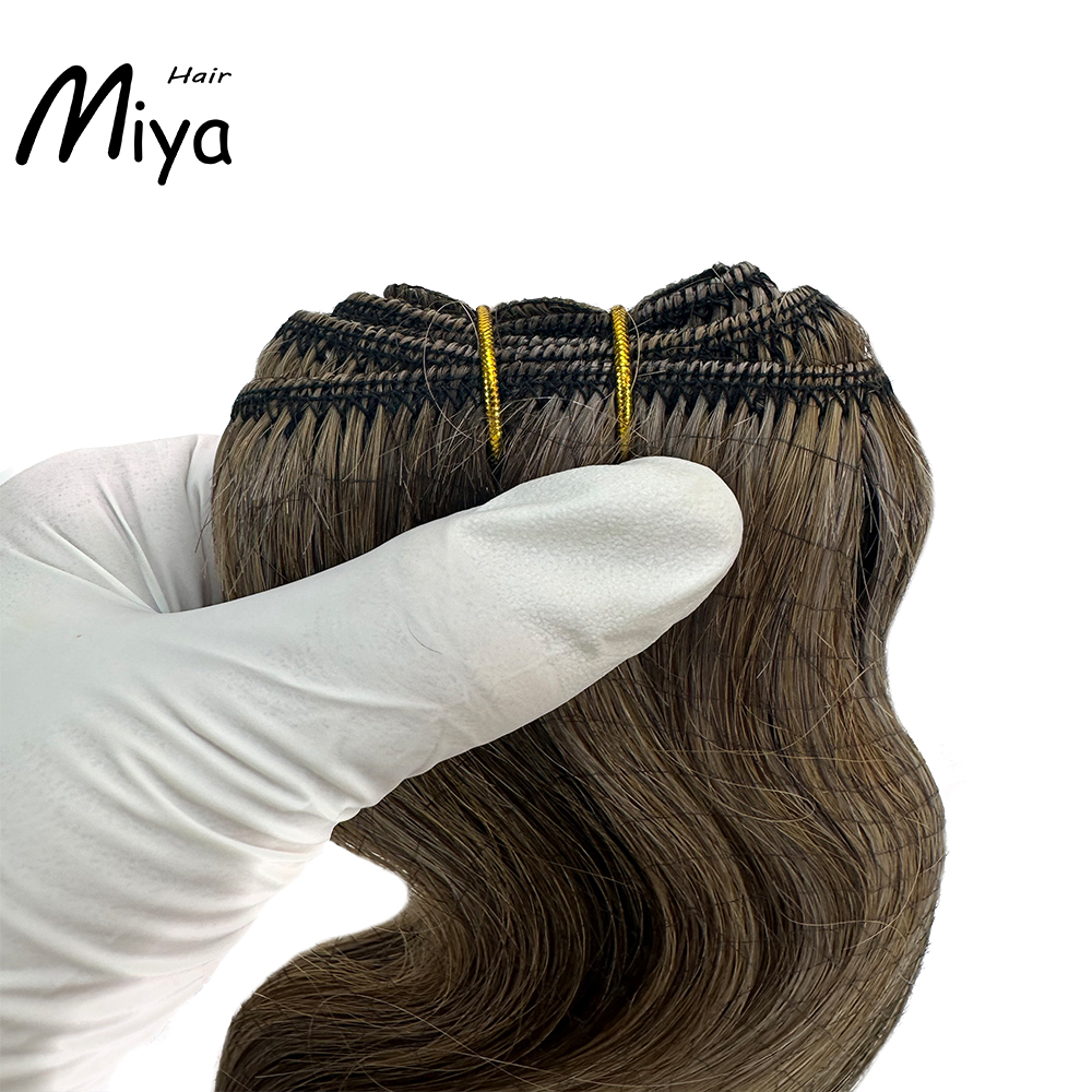 Piano Extensions Highlight Hair Body Wave Bundles From One Donor Best Quality Double Drawn 100% Cuticle Aligned Human Hair Extensions Machine Weft Volume Weft Hair Weft Hair Bundles