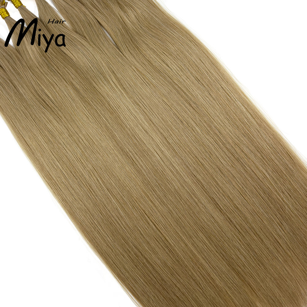 Mixed Hair Keratin Hair Virgin Hair Best Quality Double Drawn 100% Cuticle Aligned Human Hair From One Donor 16-30inch Flat Tip Hair Unprocessed Hair