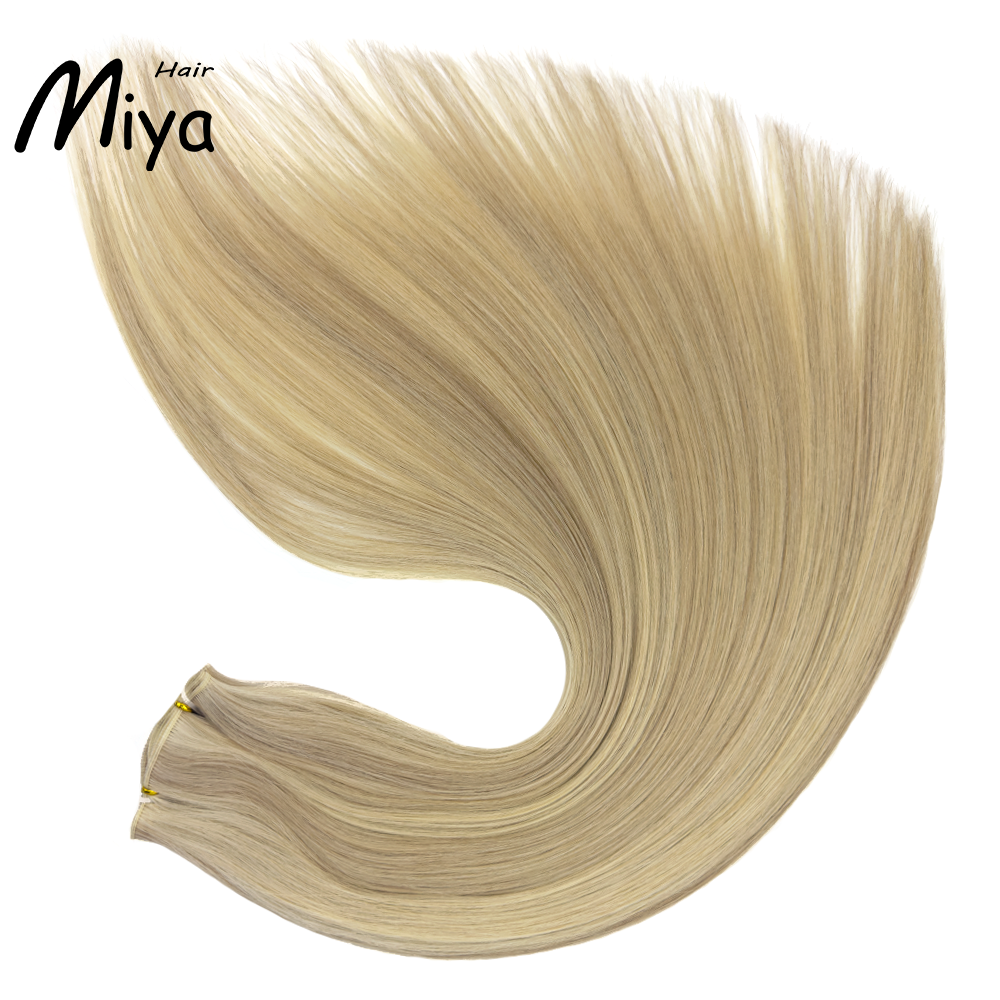 Piano Hair Highlight Weft Genius Weft Best Quality Double Drawn 100% Cuticle Aligned Human Hair Extensions From One Donor 16-30inch