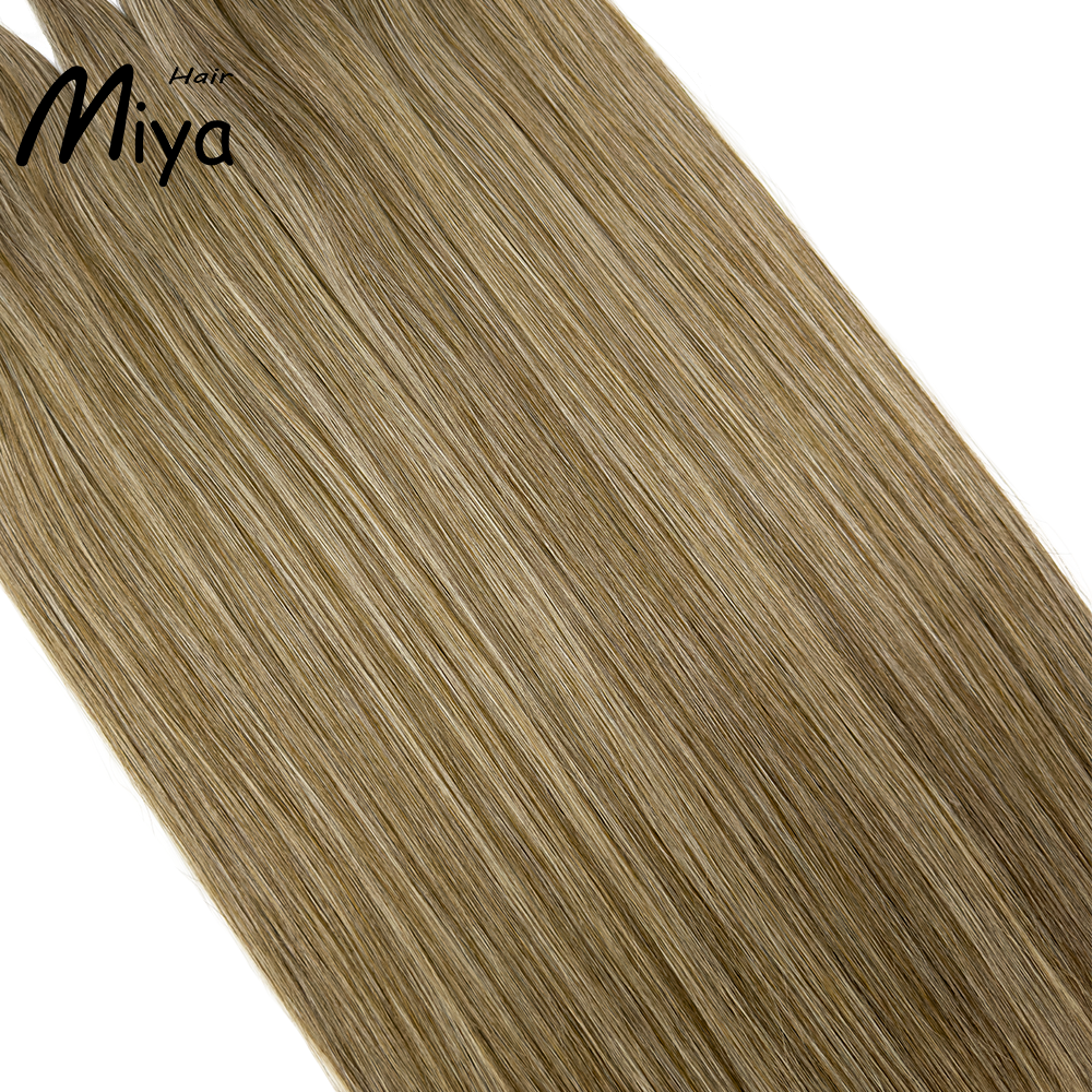 Mixed Hair Keratin Hair Virgin Hair Best Quality Double Drawn 100% Cuticle Aligned Human Hair From One Donor 16-30inch Flat Tip Hair Unprocessed Hair