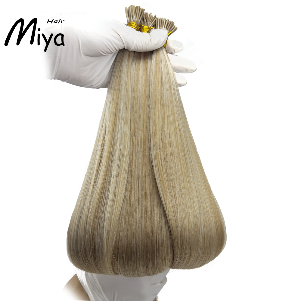 Piano Hair Blonde Highlight I Tip Hair Best Quality Double Drawn 100% Cuticle Aligned Human Hair From One Donor 16-30inch Virgin Hair