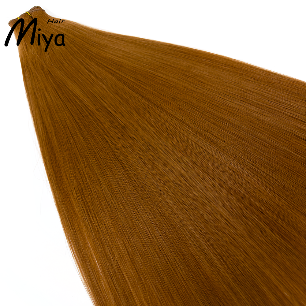 Copper Hair #33 Genius Weft Best Quality Double Drawn 100% Cuticle Aligned Human Hair From One Donor 16-30inch Hair Extensions