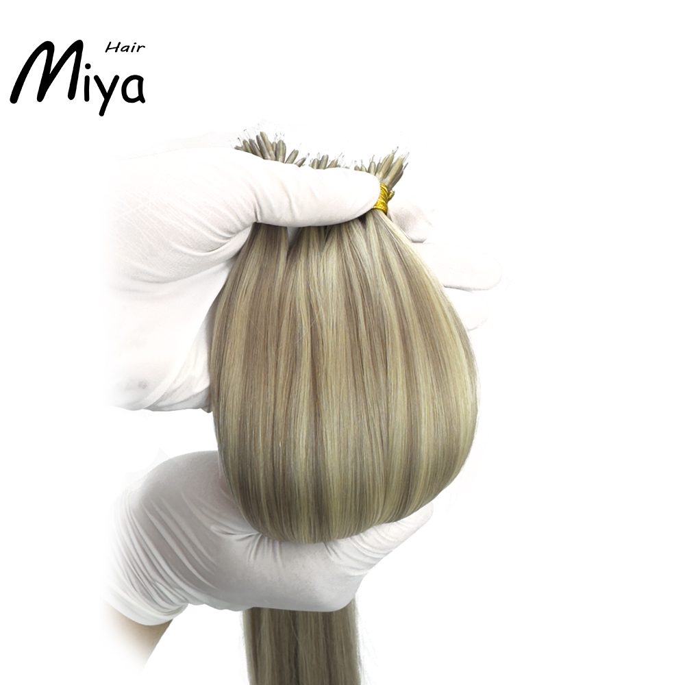 Piano Nano Highlight Virgin Hair Nano Ring Hair Best Quality Double Drawn 100% Cuticle Aligned Human Hair From One Donor 16-30inch Nano Bead Hair Extensions Nano Hair
