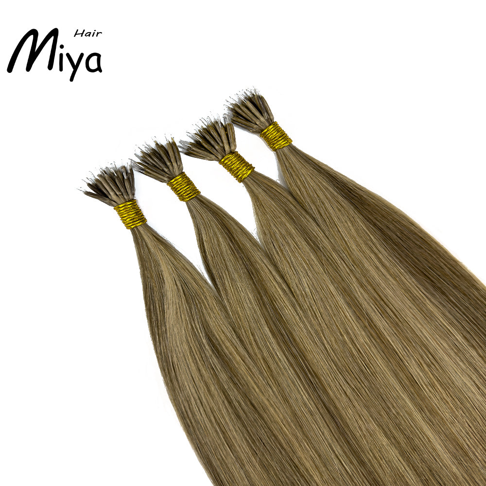 Mixed Nano Virgin Hair Nano Ring Hair Best Quality Double Drawn 100% Cuticle Aligned Human Hair From One Donor 16-30inch Nano Bead Hair Extensions Nano Hair