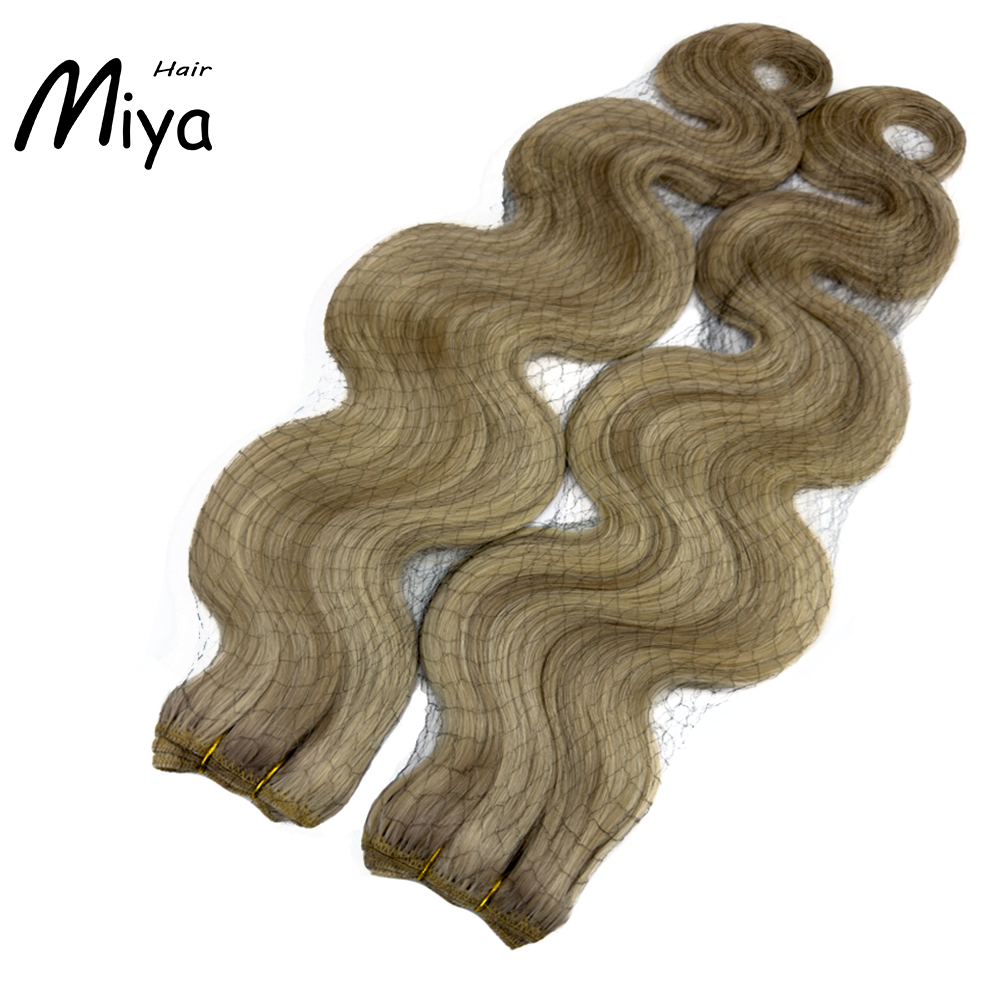Piano Bundles Highlight Weft Blonde Extensions Body Wave Bundles Best Quality From One Donor Double Drawn 100% Cuticle Aligned Human Hair Extensions Machine Weft Volume Weft Hair Weft Hair Bundles