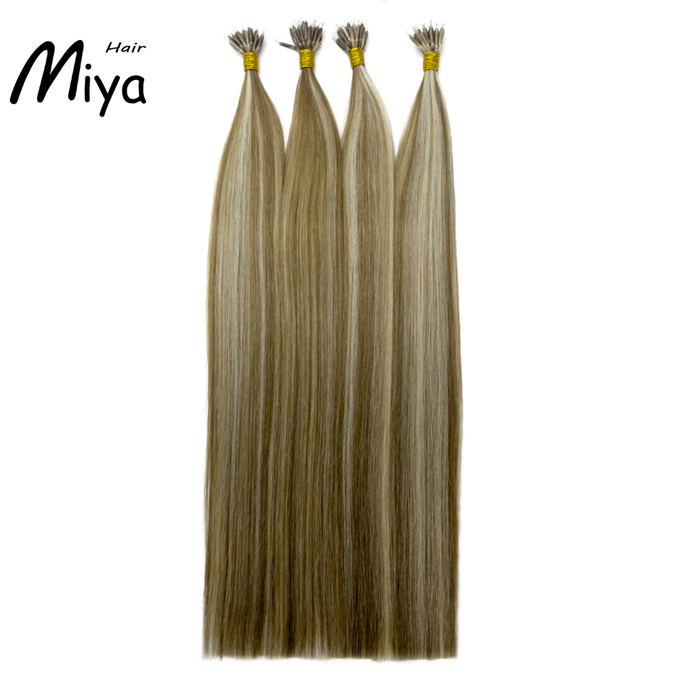 Piano Nano Highlight Virgin Hair Nano Ring Hair Best Quality Double Drawn 100% Cuticle Aligned Human Hair From One Donor 16-30inch Nano Bead Hair Extensions Nano Hair