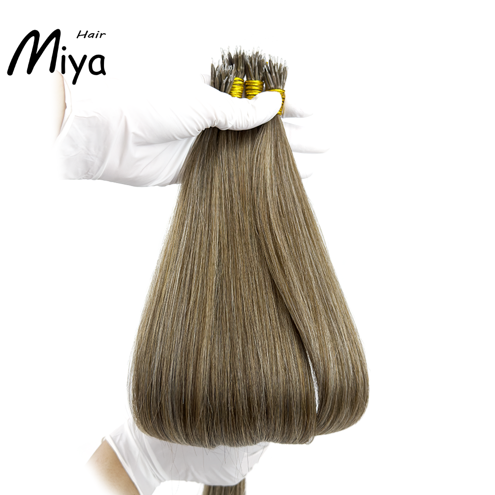 Mixed Hair Virgin Hair Nano Ring Hair Best Quality Double Drawn 100% Cuticle Aligned Human Hair From One Donor 16-30inch Nano Bead Hair Extensions Nano Hair
