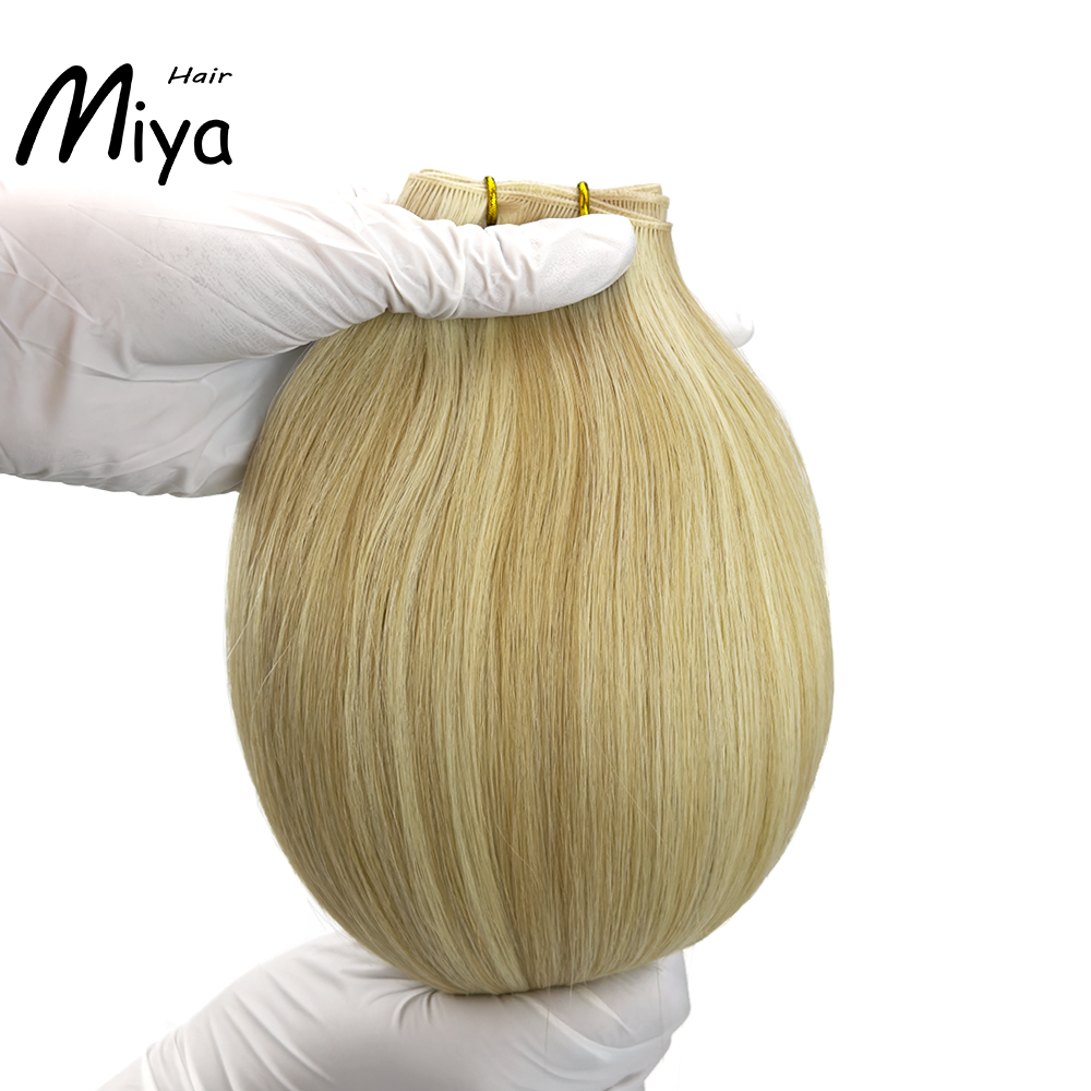 Piano Hair Highlight Blonde Genius Weft Best Quality Double Drawn 100% Cuticle Aligned From One Donor Human Hair 16-30inch Hair Extensions
