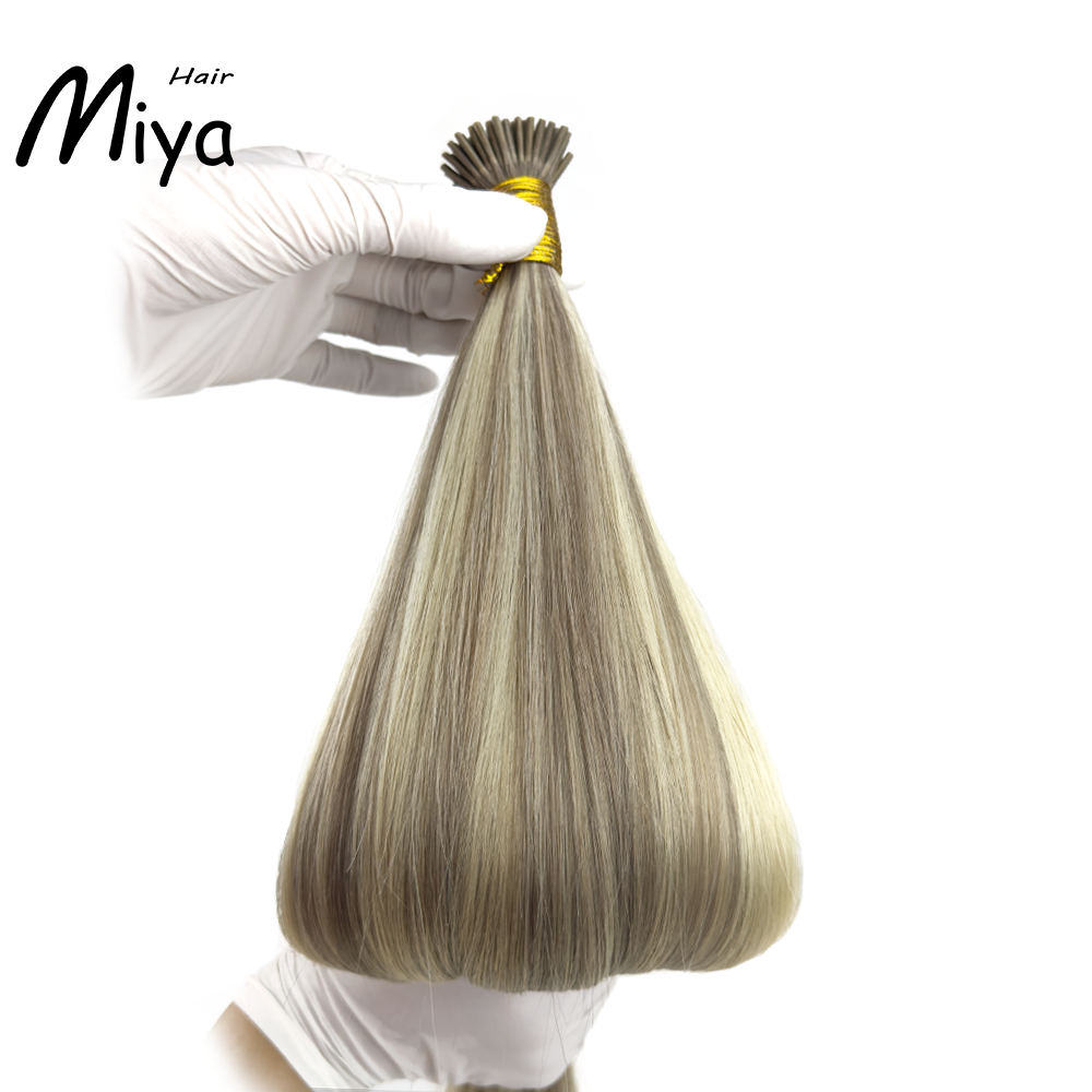 Piano Blonde Highlight I Tip Hair Best Quality Double Drawn 100% Cuticle Aligned Human Hair From One Donor 16-30inch Virgin Hair