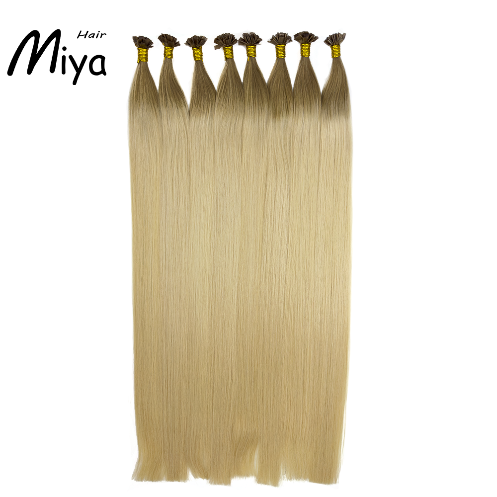 Ombre Extensions Blonde Keratin Hair Best Quality Double drawn 100% Cuticle Aligned Human Hair From One Donor 16-30inch Flat Tip Hair Unprocessed Hair