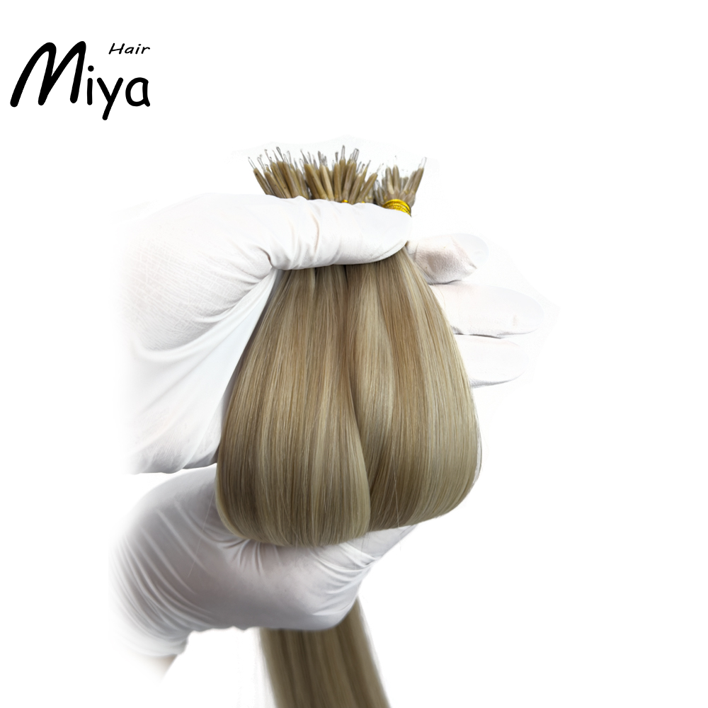 Piano Hair Highlight Nano Virgin Nano Ring Hair Best Quality Double Drawn 100% Cuticle Aligned Human Hair From One Donor 16-30inch Nano Bead Hair Extensions Nano Hair