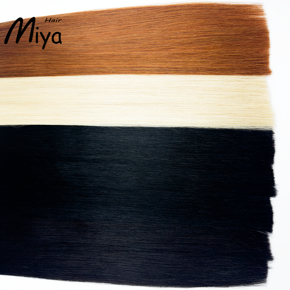 The Best Quality Double Drawn 100% Cuticle Aligned Human Hair From One Donor Straight Keratin Hair 18-24inch Flat Tip Hair Unprocessed Hair
