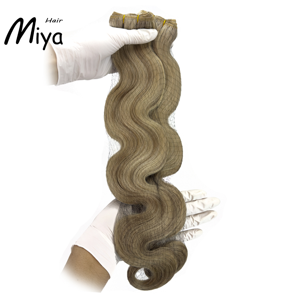 Piano Bundles Highlight Weft Blonde Extensions Body Wave Bundles Best Quality From One Donor Double Drawn 100% Cuticle Aligned Human Hair Extensions Machine Weft Volume Weft Hair Weft Hair Bundles