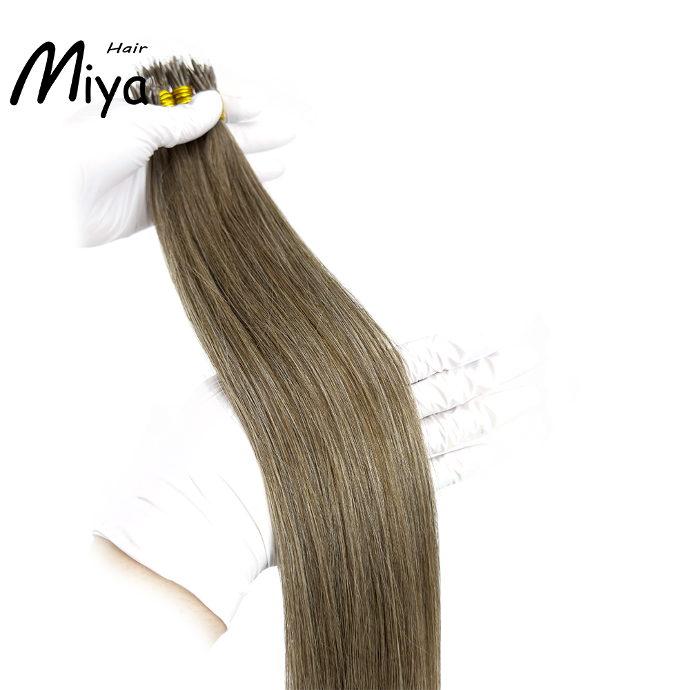 Mixed Hair Virgin Hair Nano Ring Hair Best Quality Double Drawn 100% Cuticle Aligned Human Hair From One Donor 16-30inch Nano Bead Hair Extensions Nano Hair