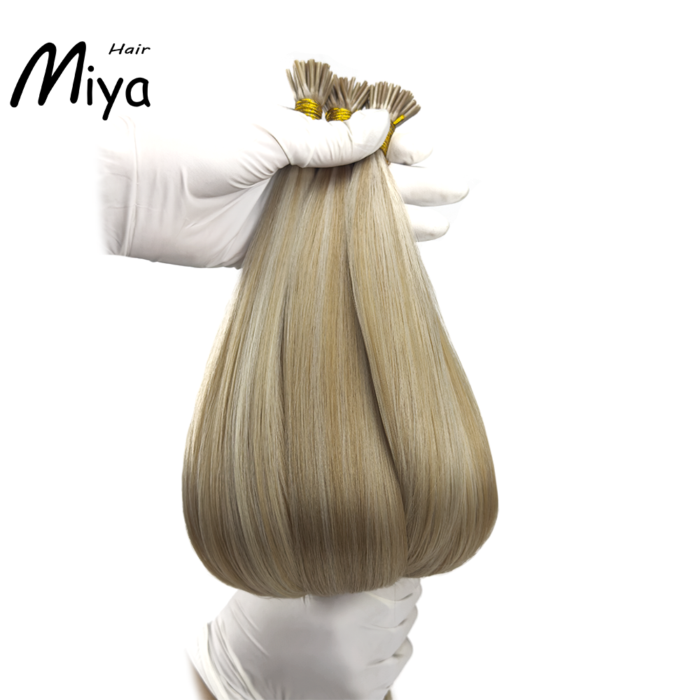 Piano Hair Blonde Highlight I Tip Hair Best Quality Double Drawn 100% Cuticle Aligned Human Hair From One Donor 16-30inch Virgin Hair