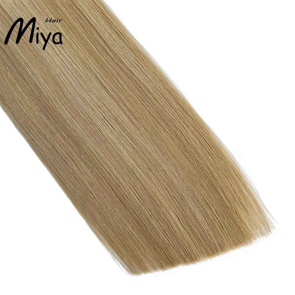 Piano Extensions Highlight Blonde Genius Weft Best Quality Double Drawn 100% Cuticle Aligned Human Hair Extensions Virgin Hair Remy Hair 16-30inch From One Donor