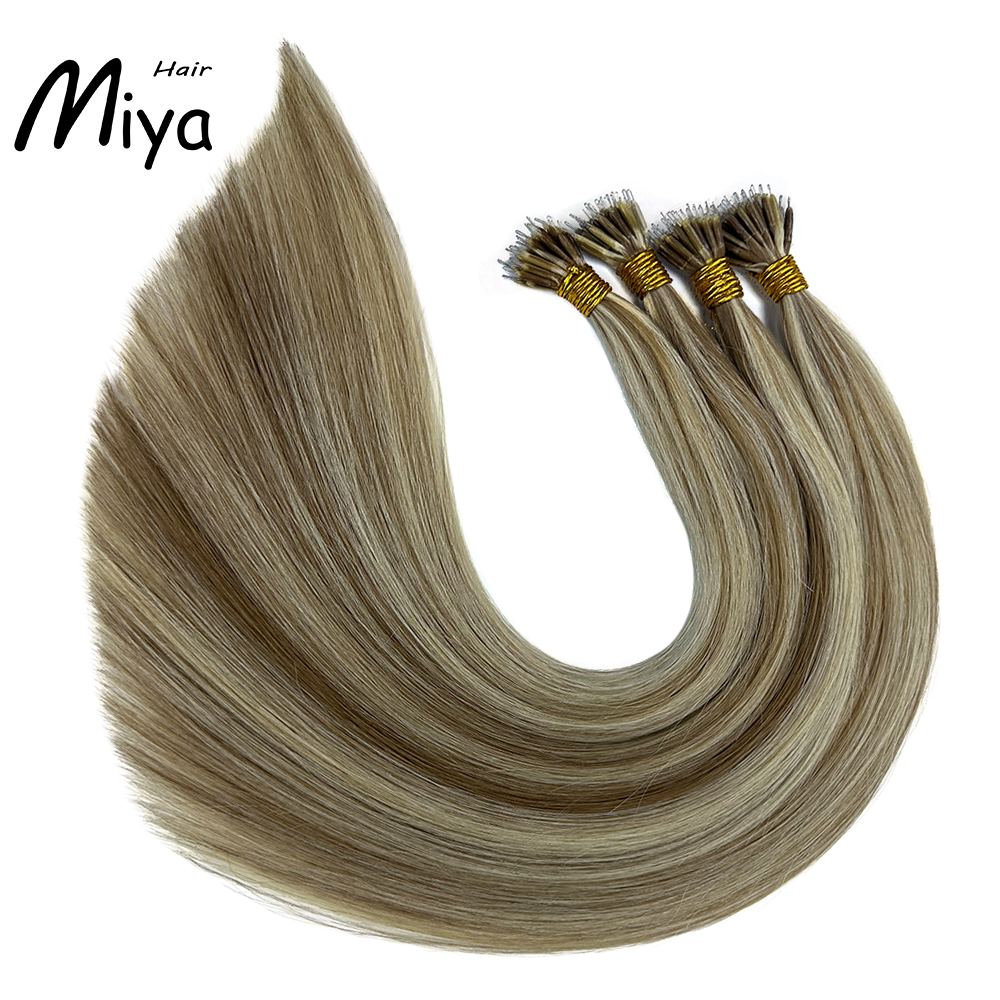 Piano Nano Highlight Virgin Hair Nano Ring Hair Best Quality Double Drawn 100% Cuticle Aligned Human Hair From One Donor 16-30inch Nano Bead Hair Extensions Nano Hair