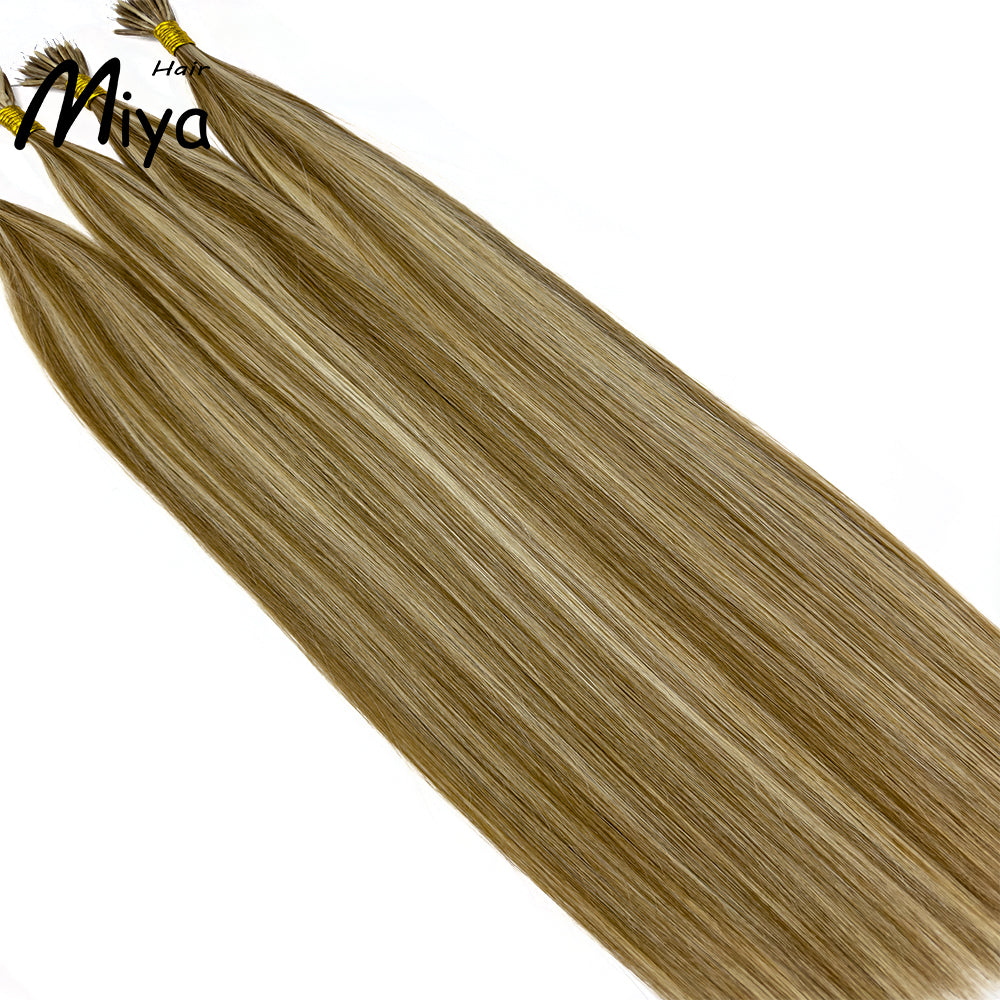 Piano Nano Highlight Virgin Hair Nano Ring Hair Best Quality Double Drawn 100% Cuticle Aligned Human Hair From One Donor 16-30inch Nano Bead Hair Extensions Nano Hair