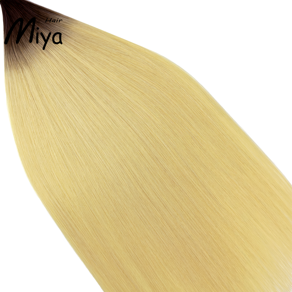 Ombre Blonde I Tip Hair Best Quality Double Drawn 100% Cuticle Aligned Human Hair From One Donor 16-30inch