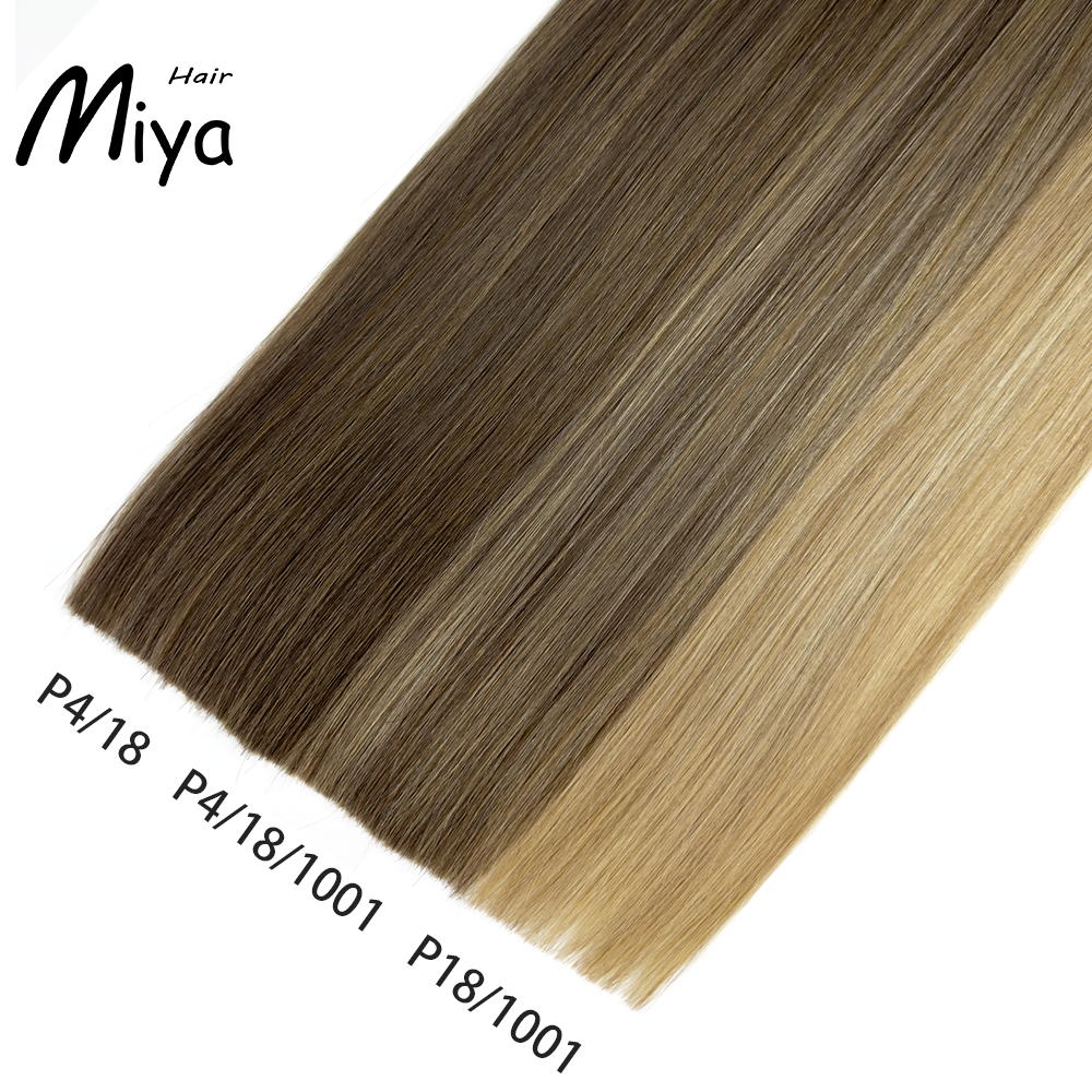 Piano Hair Highlight Hair Best Quality Double Drawn Genius Weft 100% Cuticle Aligned Human Hair From One Donor 18-24inch Hair Extensions